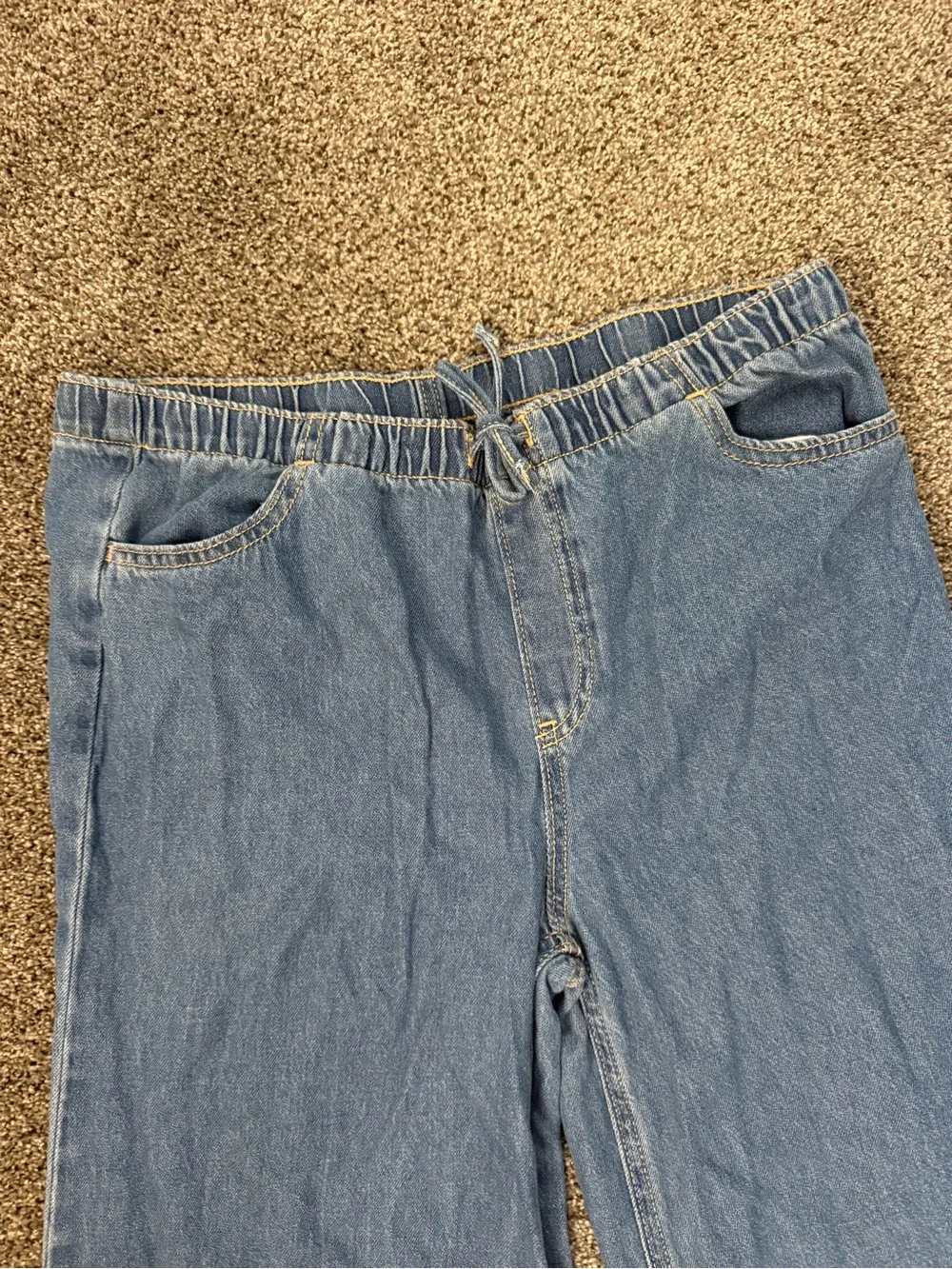Old Navy Pull-On Super Baggy Wide-Leg Denim Jeans for Girls